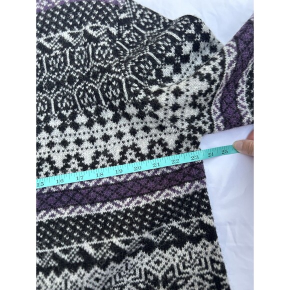 Telluride Clothing Women’s XL Nordic Wool Sweater Ski Fair Isle Clasp Cardigan - Picture 6 of 7